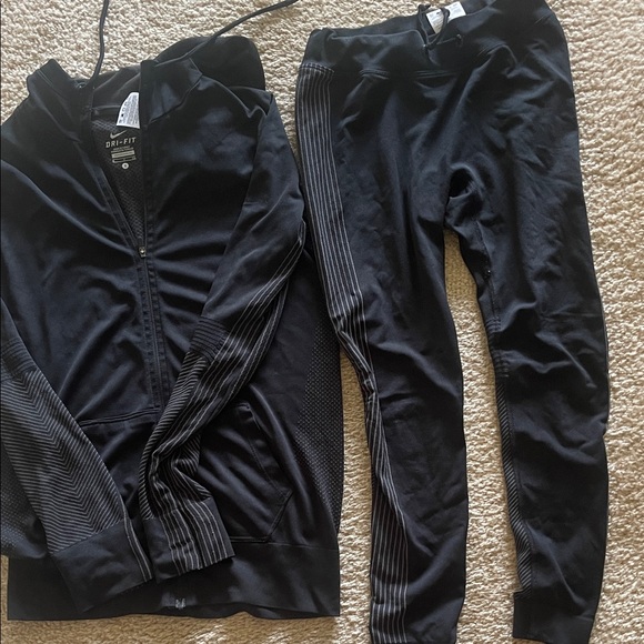 Nike Women's Black and Gray Joggers - Picture 1 of 5